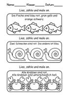 Vorschau - Arbeitsblätter - Materialpaket Tiere im Wasser Malen - DaZ/DaF/Kunst/Deutsch/Sachunterricht - Seite 3