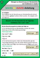 Vorschau - Merkblätter - Wendepunkte berechnen | einfach erklärt - Seite 3