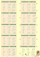 Vista previa - Juegos / Gamificación - BINGO NÚMEROS CARDINALES Y ORDINALES - página 1