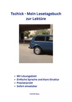 Vorschau - Stundenentwürfe - Tschick – Komplettes Lesetagebuch (Ersatzleistung Klassenarbeit) – inkl. Musterlösung - Deckblatt