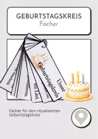 Vorschau - Fördermaterial/Inklusion - Geburtstagskreis Fächer – Ritualkarten für Morgenkreis & Geburtstag - Deckblatt