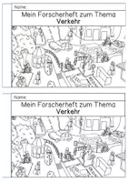 Vorschau - Arbeitsblätter - Verkehr - Forscherheft - Seite 1