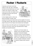 Vorschau - Arbeitsblätter - Berufe an der Küste - Lesetexte - Seite 1