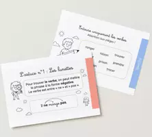 Aperçu - Présentation / Support pour le tableau - Le verbe - présentation - Page de couverture