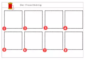Vorschau - Arbeitsblätter - Märchen erzählen: Froschkönig (Bildergeschichte) - Seite 3