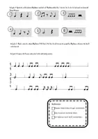 Vorschau - Arbeitsblätter - Pausenwerte, Rhythmus, Pause in der Musik - Seite 1