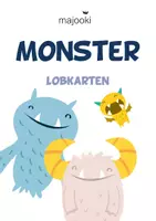 Vorschau - Bildkarten - Monster - Halloween - Lobkärtchen, Lobkarten, Rückmeldekarten, Rückmeldekärtchen für feedback und Motivation - Deckblatt