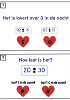 Voorbeeld - Zweedsloospel digitale tijd + keersommen - Pagina 1