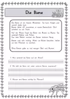 Vorschau - Arbeitsblätter - Wiesentiere - Arbeitsheft mit Infotexten und Verständnisfragen (Klasse 2) - Seite 3