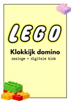 Voorbeeld - LEGO klokken domino - Voorblad