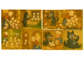 Vorschau - Arbeitsblätter - Märchen: Der Wolf und die sieben Geißlein (Lesen, Erzählen) - Seite 3