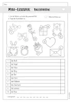Vorschau - Arbeitsblätter - Mini-Lesespur: Valentinstag - Klasse 1/2 (3-fach Differenzierung) - Seite 3