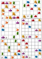 Vista previa - Tarjetas / Manipulativos - MATEMÁTICAS CON VEHÍCULOS - página 3