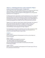 Vorschau - Klassenarbeiten - Fortbewegung bei Tieren – experimentbasierte Klassenarbeit | Biologie SEK I - Deckblatt