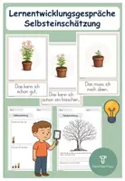 Vorschau - Arbeitsblätter - Selbsteinschätzung- Lernentwicklungsgespräch (Growth Mindset) - Deckblatt