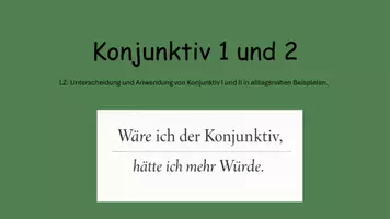 Vorschau - Stundenentwürfe - Konjunktiv 1 und 2 endlich verstehen - Seite 2