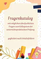Vorschau - Prüfungsvorbereitung - UPP Fragenkatalog mögliche Kolloquiumsfragen - Deckblatt
