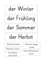Vorschau - Arbeitsblätter - Materialpaket Jahreszeiten und Monate - Seite 1