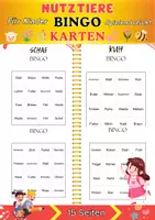 Vorschau - Spiele - Bauernhoftiere Bingo-Karten DaF Spiele - Deckblatt