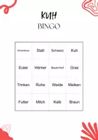 Vorschau - Spiele - Bauernhoftiere Bingo-Karten DaF Spiele - Seite 1