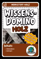 Vorschau - Arbeitsblätter - Wissensdomino Werkstoff Holz - Deckblatt
