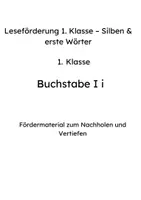 Vorschau - Arbeitsblätter - Leseförderung 1. Klasse – Buchstabe I; i - Seite 1