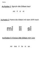 Vorschau - Arbeitsblätter - Leseförderung 1. Klasse – Buchstabe I; i - Seite 2
