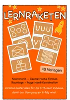 Vorschau - Spiele - Malen im Sand - Malkartei - Muster + Formen nachmalen - Deckblatt
