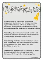 Vorschau - Spiele - Malen im Sand - Malkartei - Muster + Formen nachmalen - Seite 1