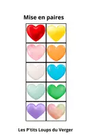Aperçu - Apprentissages en autonomie - Mises en paires Saint Valentin - Page 3