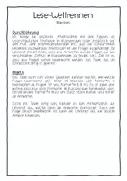 Vorschau - Arbeitsblätter - Lese-Wettrennen Märchen Deutsch Grundschule Sek I - Seite 2