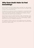 Vorschau - Unterrichtsreihen - Music & Emotion – How Music Influences Feelings and Meaning - Seite 1