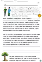 Vorschau - Arbeitsblätter - Frühlingsgeschichte zum Mitgestalten DaZ / DaF / Deutsch - Seite 2