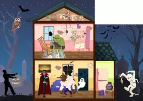 anteprima - Esercizi - Libretto lessico Halloween in inglese - Pagina 1