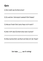 Vorschau - Arbeitsblätter - Leseverstehen "Tiere im Wald & Wiese" | 3 Geschichten | Klasse 1-2 - Seite 3