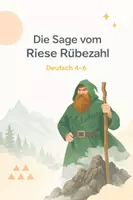 Vorschau - Arbeitsblätter - Die Sage vom Riese Rübezahl (Deutsch 4-6) - Deckblatt