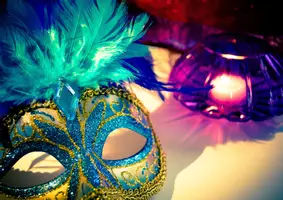 Vista previa - Manualidades / Dibujos para colorear - Imágenes de Carnaval para cuerda de la belleza - Portada