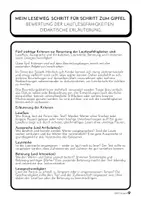 Vorschau - Lehrpläne/Lehrermaterial - Lautlesefähigkeit Grundschule – Beobachtungsbögen (Vorlesen) - Seite 1