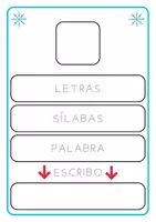 Vista previa - Refuerzo / NEE / Materiales de apoyo - LECTOESCRITURA INVIERNO - página 1