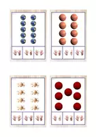 Vista previa - Tarjetas / Manipulativos - Asociación de cantidades 6-10 (universo) - Portada