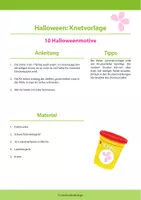 Vorschau - Mal- und Bastelvorlagen - Materialpaket: Halloween & Herbst: Knetvorlagen - Seite 2