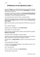 Vorschau - Arbeitsblätter - Lëtzebuergesch: Liichtmëssdag - Seite 1