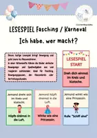 Vorschau - Spiele - FASCHING / KARNEVAL - Ich habe, wer macht? - Deckblatt