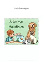 Vorschau - Stundenentwürfe - Haustiere Arten Überblick Unterrichtseinheit - Seite 3