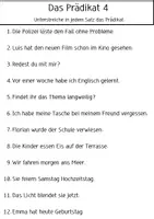 Vorschau - Arbeitsblätter - Prädikat - Seite 3