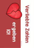 Vorschau - Mal- und Bastelvorlagen - Verliebte Zahlen Tafelmaterial - Seite 1