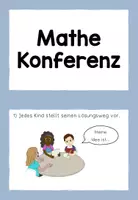 Vorschau - Poster - Mathekonferenz in der Grundschule – Gesprächshilfen - Seite 1