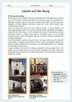 Vorschau - Arbeitsblätter - Leben auf der Burg / Die Marksburg im Mittelalter / Aufbau und Alltag auf einer mittelalterlichen Burg - Seite 2