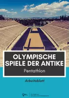 Vorschau - Arbeitsblätter - Olympische Spiele der Antike ⎜ Pentathlon - Deckblatt