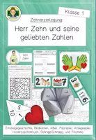 Vorschau - Arbeitsblätter - Die verliebten Zahlen (Zerlegung der 10) - Deckblatt